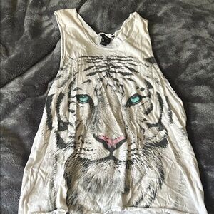 Forever 21 Black and White Tank Top
